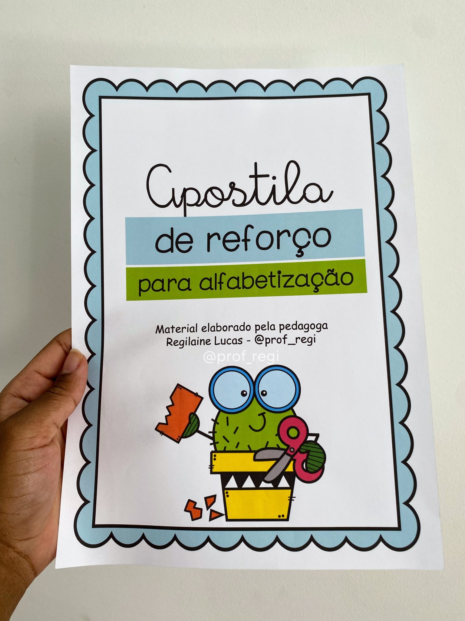 Apostila de reforço para alfabetização – Prof Regi – Recursos ...